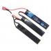 Аккумулятор BlueMax Li-Po 11.1V 1100mAh 20C Triple (5.4x20x101 мм, Т-коннектор)