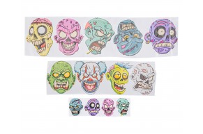 Набор наклеек для мишеней Shootman (13 шт, зомби)