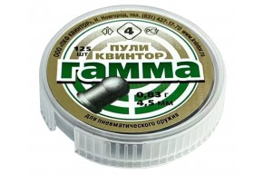 Пули пневматические Квинтор Гамма 4.5 мм (0.83 г, 125 шт)