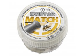 Пули пневматические Квинтор Match 5.5 мм (0.75 г, 200 шт)