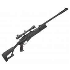 Пневматическая винтовка Hatsan Airtact Hunter Set №1 4.5 мм (прицел, кольца, газовая пружина, мишени, пули, подарочный набор, 3 Дж)