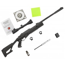 Пневматическая винтовка Hatsan Airtact Hunter Set №1 4.5 мм (прицел, кольца, газовая пружина, мишени, пули, подарочный набор, 3 Дж)