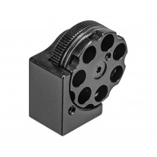 Барабанный магазин для пневматического пистолета Dobermann 5.5 мм (7 мест, левый, ручной, 15 мм)