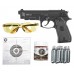 Пневматический пистолет Stalker S92PL 2 Hunter Set №2 4.5 мм (Beretta M92, 10 баллонов, 500 шаров, 50 мишеней, очки, подарочный набор)