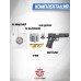 Пневматический пистолет Stalker S1911T Hunter Set №2 4.5 мм (Colt 1911, 10 баллонов, 500 шаров, 50 мишеней, очки, подарочный набор)