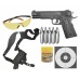 Пневматический пистолет Stalker S1911G Hunter Set №3 4.5 мм (Colt 1911, 10 баллонов, 500 шаров, очки, 50 мишеней, кобура, подарочный набор)