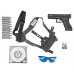 Пневматический пистолет Stalker S17 Hunter Set №3 4.5 мм (Glock 17, 10 баллонов, 500 шаров, 50 мишеней, очки, кобура, подарочный набор)
