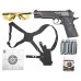 Пневматический пистолет Stalker S1911RD Hunter Set №3 4.5 мм (Colt 1911, Blowback, 10 баллонов, 500 шаров, 50 мишеней, очки, кобура, подарочный набор)