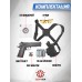 Пневматический пистолет Stalker S1911RD Hunter Set №3 4.5 мм (Colt 1911, Blowback, 10 баллонов, 500 шаров, 50 мишеней, очки, кобура, подарочный набор)