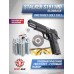 Пневматический пистолет Stalker S1911RD Hunter Set №2 4.5 мм (Colt 1911, Blowback, 10 баллонов, 500 шаров, 50 мишеней, очки, подарочный набор)
