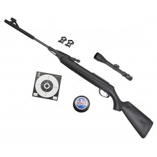 Пневматическая винтовка Baikal МР-512С 06 Hunter Set №3 4.5 мм (прицел, кольца, мишени, пули, подарочный набор)