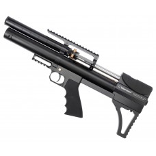 Пневматическая винтовка Dobermann Alfa Bull-Pup 6.35 мм (260 мм, пластик, редуктор, стандартные нарезы, передний взвод)