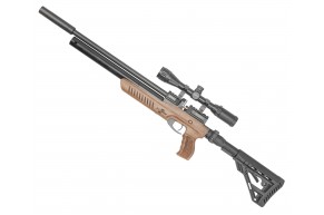 Пневматическая винтовка Ataman M20 647SD W 6.35 мм (орех, редуктор, полнотел)