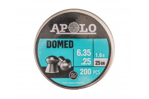 Пули пневматические Apolo Domed 6.35 мм (200 шт, 1.6 г)