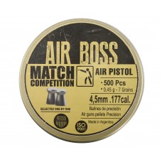 Пули пневматические Apolo Air Boss Match Pistol 4.5 мм (500 шт, 0.45 г)