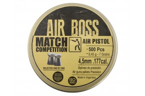 Пули пневматические Apolo Air Boss Match Pistol 4.5 мм (500 шт, 0.45 г)