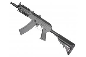 Страйкбольный автомат Cyma АКС-74У CM040H (6 мм, телескопический приклад, Калашников)