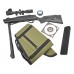 Пневматическая винтовка Hatsan Alpha Hunter Set №4 4.5 мм (прицел, кольца, чехол, набор для чистки, мишени, пули, подарочный набор)