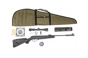 Пневматическая винтовка Retay 70S Hunter Set №4 4.5 мм (прицел, кольца, чехол, набор для чистки, мишени, пули, подарочный набор)