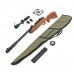 Пневматическая винтовка Hatsan Alpha W Hunter Set №4 4.5 мм (прицел, кольца, чехол, набор для чистки, мишени, пули, подарочный набор)