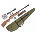 Пневматическая винтовка Hatsan Alpha W Hunter Set №4 4.5 мм (прицел, кольца, чехол, набор для чистки, мишени, пули, подарочный набор)