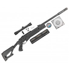 Пневматическая винтовка Hatsan Airtact Hunter Set №3 4.5 мм (прицел, кольца, набор для чистки, мишени, пули, подарочный набор)