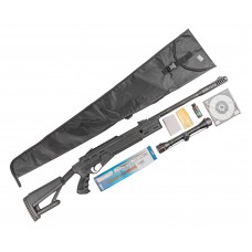 Пневматическая винтовка Hatsan Airtact Hunter Set №4 4.5 мм (прицел, кольца, чехол, набор для чистки, мишени, пули, подарочный набор)
