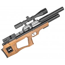 Пневматическая винтовка KrugerGun Снайпер BullPup 5.5 мм (редуктор, передний взвод, дерево, 500 мм, резервуар 510)