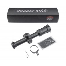 Оптический прицел Bobcat King HD 1-6x24 IR (30 мм, подсветка, Крест)