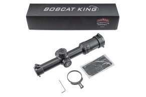 Оптический прицел Bobcat King HD 1-6x24 IR (30 мм, подсветка, Крест)