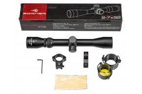 Оптический прицел Borner 2-7x32 (Mil-Dot, 25.4 мм)