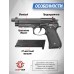 Страйкбольный пистолет G&G GPM92 (Gas, 6 мм, GBB, black)