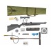 Пневматическая винтовка Black Strike P08 Hunter Set №2 5.5 мм (насос, чехол, очки, прицел, кольца, модератор, набор для чистки, мишени, пули, подарочный набор)