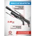 Пневматическая винтовка Dobermann Alfa Bull-Pup 6.35 мм (600 мм, прямоток, стандарт, под полнотел, модератор 44 мм, колба, передний взвод)