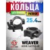 Кольца Patriot BH-FQL25 (Weaver, 25.4 мм, быстросъемные, низкие 8 мм)