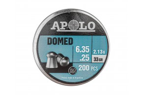 Пули пневматические Apolo Domed 6.35 мм (200 шт, 2.13 г)