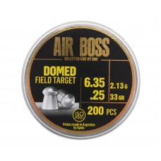 Пули пневматические Apolo Air Boss Domed Field Target 6.35 мм (200 шт, 2.13 г)