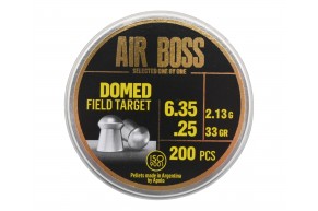 Пули пневматические Apolo Air Boss Domed Field Target 6.35 мм (200 шт, 2.13 г)