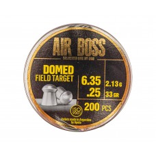 Пули пневматические Apolo Air Boss Domed Field Target 6.35 мм (200 шт, 2.13 г)