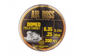 Пули пневматические Apolo Air Boss Domed Field Target 6.35 мм (200 шт, 2.13 г)