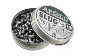 Пули пневматические Apolo Slug 6.35 мм (200 шт, 2.14 гр)