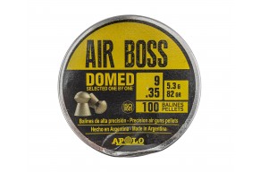 Пули пневматические Apolo Air Boss Domed 9 мм (100 шт, 5.3 г)