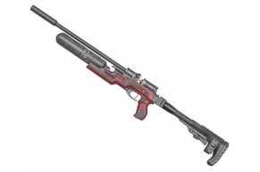 Пневматическая винтовка Ataman MB20 B 625 L9 6.35 мм (прямоток, полнотел, колба, красный ламинат)