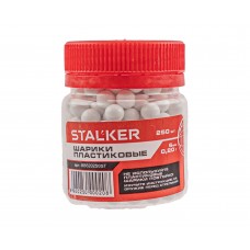 Страйкбольные шарики Stalker 6 мм (250 шт, 0.20 г, белые)