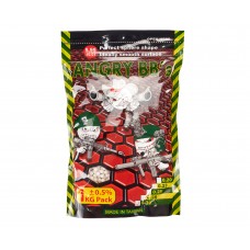 Страйкбольные шарики Angry BBs AG-030 6 мм (0.3 г, 3300 шт, белые, 1 кг)