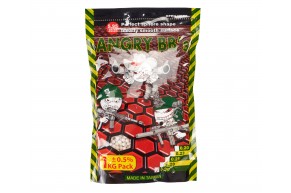 Страйкбольные шарики Angry BBs AG-030 6 мм (0.3 г, 3300 шт, белые, 1 кг)