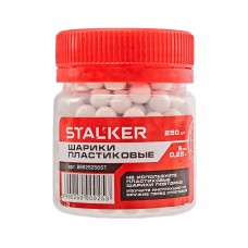 Страйкбольные шарики Stalker 6 мм (250 шт, 0.25 г, белые)