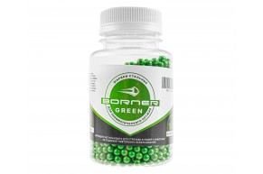 Шарики для пневматики Borner Color Green 4.5 мм (1500 шт, банка, зеленый)