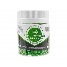 Шарики для пневматики Borner Color Green 4.5 мм (500 шт, банка, зеленый)