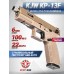 Страйкбольный пистолет KJW KP-13F (TBC, full auto, Green Gas, Tan)